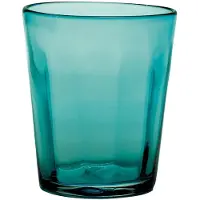 Zafferano 6er-Set Trinkgläser, Serie Bei, mundgeblasen, handgefertigt, Flying, Farbe: Meeresgrün, elegant für den täglichen Gebrauch