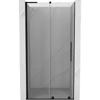 Mexen Velar L Schiebeduschtür 90 cm, transparent, schwarz - 871-090-003-01-70