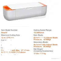 OEM Vinylschneider Maschine, Drahtlose Konnektivität, Automatische Klingenanpassung, Orange Weiß
