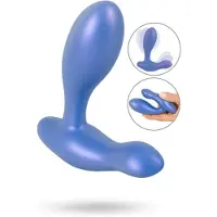 Sweet Smile Smile - Vibrations-Analdildo (blau)