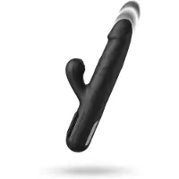 Fetish Fetisch - 3-motoriger Stoß-Vibrator (schwarz)