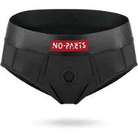 No-Parts Robin - Strap-On Unterwäsche (Schwarz) - L