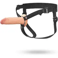 Fantasy X-TENSION Elite - hohler Umschnalldildo (hautfarben)