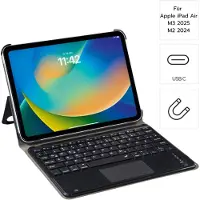Hama Premium iPad Cover / Tasche Apple iPad Air 11 (2024) Book Cover Schwarz