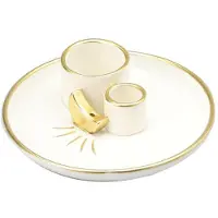 Torribaly 4-in-1-Räucherstäbchenhalter, Brenner zum Verbrennen von Salbei, Räucherstäbchen, Räucherschale, Räucheraschefänger