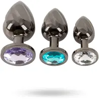 ANOS - Metall Analplug Set