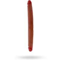 ToyJoy Get Real Silikon-Doppeldildo mit Vorhaut 40 cm