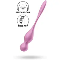 Satisfyer Love Birds 1 - App-gesteuerte vibrierende Liebeskugel (Pink)
