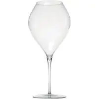 Zafferano Ultraleichter 82 cl Glaskelch aus Kristallglas, 2er-Set, handgefertigtes Design für strukturierte Weiß- und Rotweine,