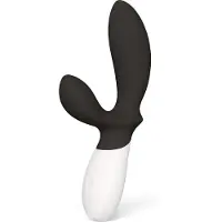 LELO Loki Wave 2 - Wiederaufladbarer, wasserdichter Prostatavibrator (schwarz)