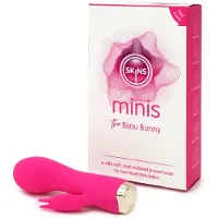 Skins Minis The Bijou Bunny Vibrator mit Klitoris-Stimulator Pink 12.2 cm