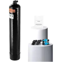 OEM Wasserhärter - Für das ganze Haus - Anti-Kalk für Wasserhähne - für alle Leitungen geeignet - BSPT-Verbindungen 2,54 cm & 1,91 cm - für 5-8 Personen