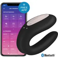 Satisfyer Double Joy Paarvibrator - Schwarz 1 St Vibrator