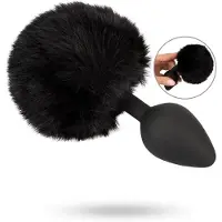 You2Toys Analplug „fluffy tail size M“ mit Kunstfell-Puschel