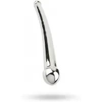Mr Steel Edelstahl Lustinstrument Doppelter Header mit schlankem, gebogenem Design und zwei abgerundeten Enden