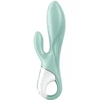 Satisfyer AIR PUMP BUNNY 5+ Vibrator mit Klitorisstimulator Mint 20.2 cm