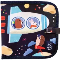 Jaq Jaq Bird zeichenbuch Rakete 20 x 20 cm braun 5-teilig