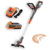 FUXTEC 20V Akku Rasentrimmer FX-E1RT20SET - 2,2Kg | 25cm | 1 x Akku 2Ah| 1 x Ladegerät 2,4A