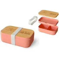 Lavida Brotdose für Dich 19 x 12 x 7 cm Nimm Dir Zeit für Dich (Blüte)