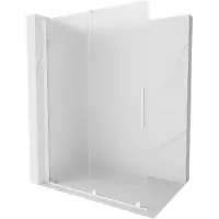 Mexen Velar Duschwand Walk-in 160 x 200 cm, matt 8 mm, weiß - 871-160-000-33-20