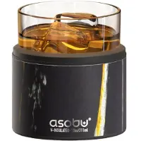 Asobu Whiskyglas mit isolierter Edelstahlh lle, 10,5 Unzen