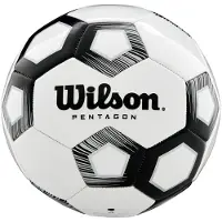 Wilson Wilson Pentagon Soccer Ball WTE8527XB white 3