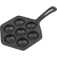 SEM Gefüllte Pfannkuchenpfanne aus Gusseisen mit Antihaftbeschichtung
