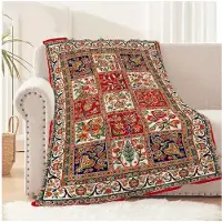 MaxPower Ultraweiche Flanelldecke mit Vintage-Karomuster – gemütlich, warm und vielseitig,