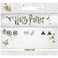 Ginza.se Harry Potter Stud Earring Set: Platf.9 3/4-Hedwig-Deathly H.