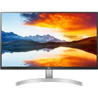 LG UHD 27-Zoll-Computer-Monitor 27UL500-W, IPS-Display mit AMD FreeSync und HDR10-Kompatibilität, Weiß, 27-Zoll-UHD-Neigefunktion