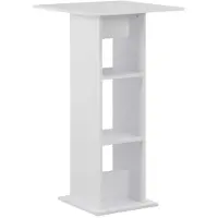 Helloshop26 Hochbartisch Stehtisch Bistro Weiß 110 cm 0902058
