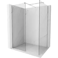 Mexen Kioto Duschwand Walk-in 120 x 105 cm, transparent, chrom - 800-120-202-01-00-105