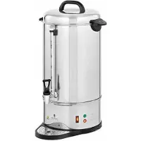 Helloshop26 Filterkaffeeüberbrückung - - Große Kapazität - 100 Tassen - 1550 Watt - Edelstahl mit Hahn