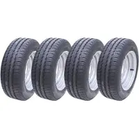 Parnells 185/60 R12c Anhänger-Räder 5 Stud 6.5 PCD Brian James Ifor Williams (Satz von 4)