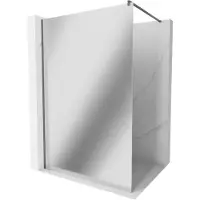 Mexen Kioto Walk-In Duschwand 80x200cm Spiegelglas Gun Gray 8mm