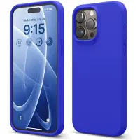 Elago Liquid Silicon-Hlle kompatibel mit iPhone 15 Pro Max Premium Silicon Ganzkrperschutzgehuse [4-Schicht-Anti-Schock-Struktur] Weichmikrofa