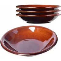 Kadax Speiseteller 23 cm, Steingut, 4er-Set