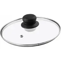 Hobby Hall Hitzebeständiger Brattopfdeckel aus Glas, 28 cm