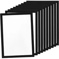 TAUOH 10 Stück A4 magnetische Kunstrahmen, selbstklebende Bilderrahmen-Display
