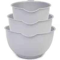 Keter Schüssel , Schüsselset 3 Stk., zum Schlagen, 1500/2000/2500 ml, grau
