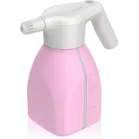 MaxPower (1,5 l rosa) Elektrischer Gartensprüher, elektrische Pflanzennebel-Sprühflasche für Gartengießkanne,