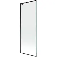 Mexen Next L Badewannenfaltwand 1-flügelig 70 x 150 cm, schwarzes Muster, schwarz - 895-070-000-03-70-70