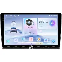 Tlily Für Android 15 Autoradio 9 Zoll 2DIN Multimedia Player 2G+64G Wireless Carplay Android Auto Stereo FM GPS WiFi