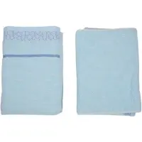 MaxPower 3 Stück Badetücher absorbieren Wasser Express Strand Badetuch Trockenduschtuch Badezimmer Badetuch Set-Blau