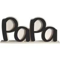 Jojomino Bilderrahmen zum Vatertag, Geschenke für Papa von der Tochter, Geburtstagsgeschenke für Papa, Fotohalter für Papa, Geschenk – Schwarz