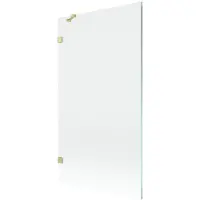 Mexen Lunar Duschabtrennung 1-flügelig 100 x 150 cm, transparent, gold gebürstet - 897-100-000-55-00