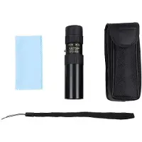 ISTOVO Metall 10-300X40 Zoom HD Einrohr-Teleskop Langstrecken-Tragbares Professionelles Teleskop-Monokular für die Jagd im Freien