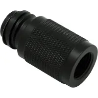 Jojomino CO2-Soda-Zylinder-Adapter, Rückschlagventil, 5/8-18UNF auf TR21-4, Umrüstsatz für Soda, Schwarz