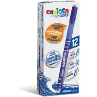 Carioca 43039/02 Gelschreiber mit Kappe Blau Medium 12 Stück(e)