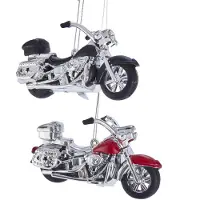 Kurt S. Adler Motorrad 12,2 cm ASS Weihnachtsglobus (mix)